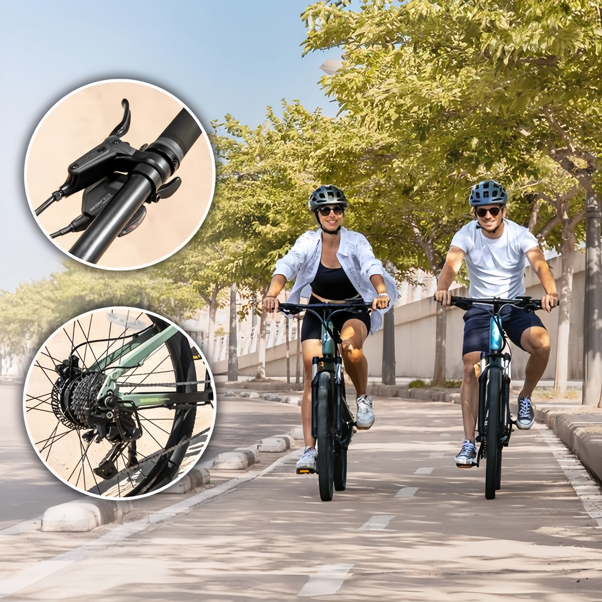 Bicicleta Mountain Millor eléctrica de montaña 27,5", con 90Km de autonomía , doble suspensión, cambio Shimano 18 velocidades y doble disco de freno hidráulico.