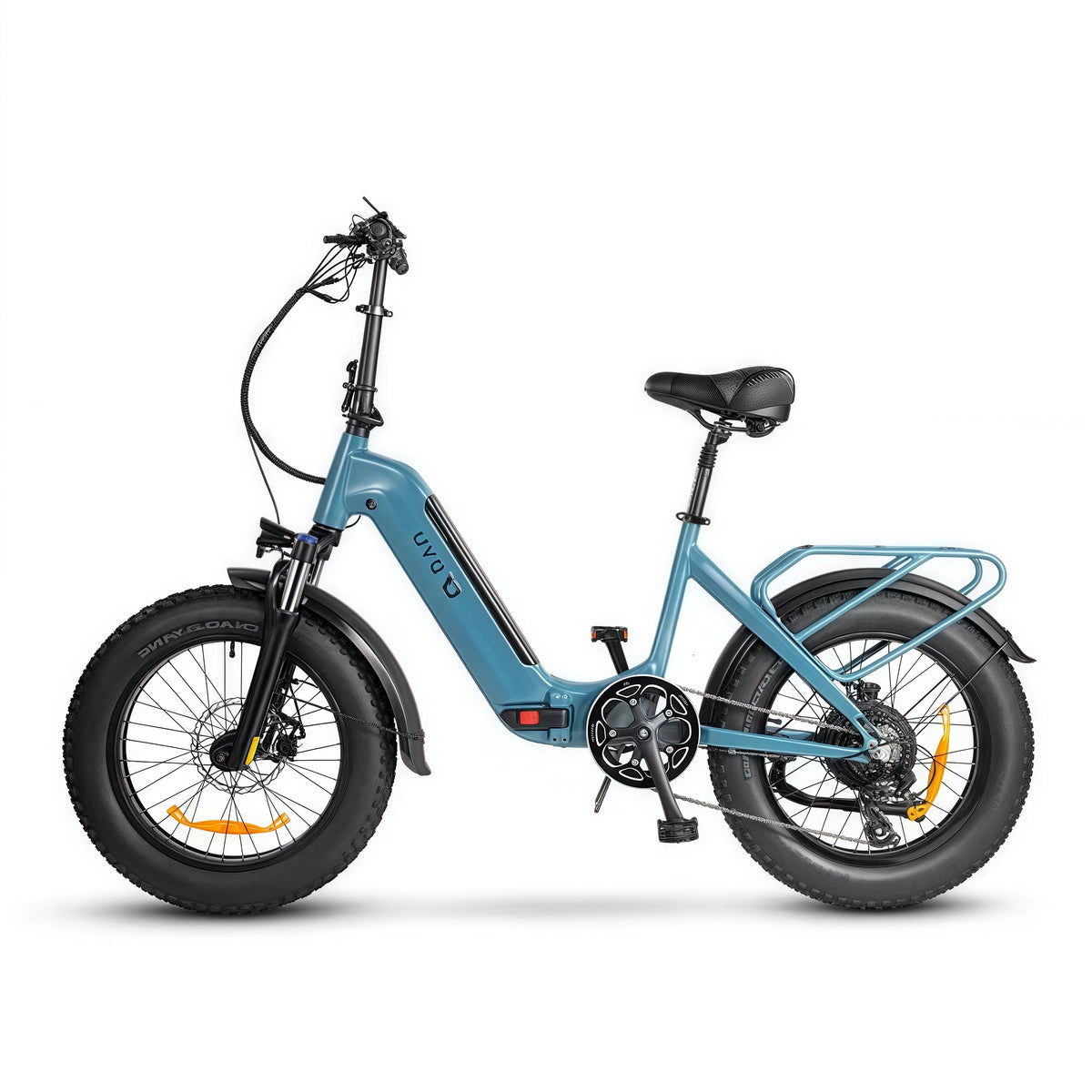 DYU 20" 4.0 Fat Tire Electric Bike for Adults, 500W 48V 14AH, LG Battery, Shimano 7-Speed, Foldable E Bike