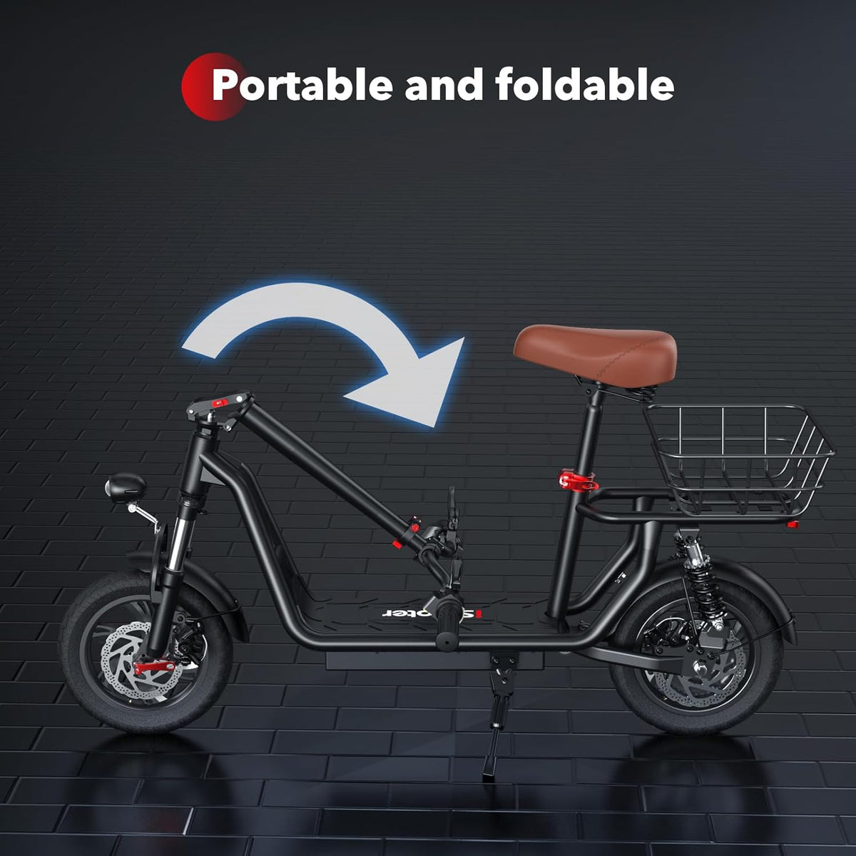 iScooter Electric Scooter with Seat, 37/21 Miles Long Range & 28/19/15.6 MPH Top Speed, 14"/12"/10" Pneumatic Tire, Height Adjustable Seat...