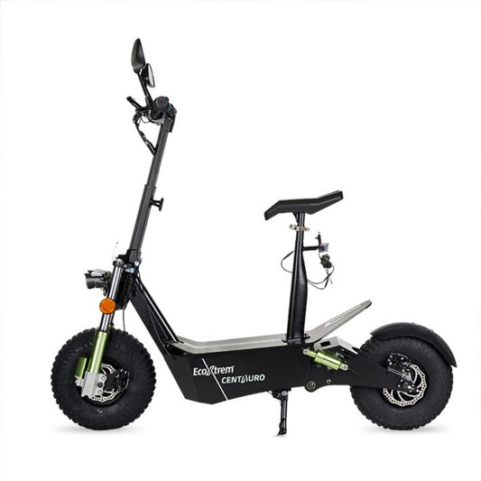 PATINETE ELCTRICO CENTAURO MATRICULABLE CON ASIENTO Y PANTALLA LCD XXL VERDE
